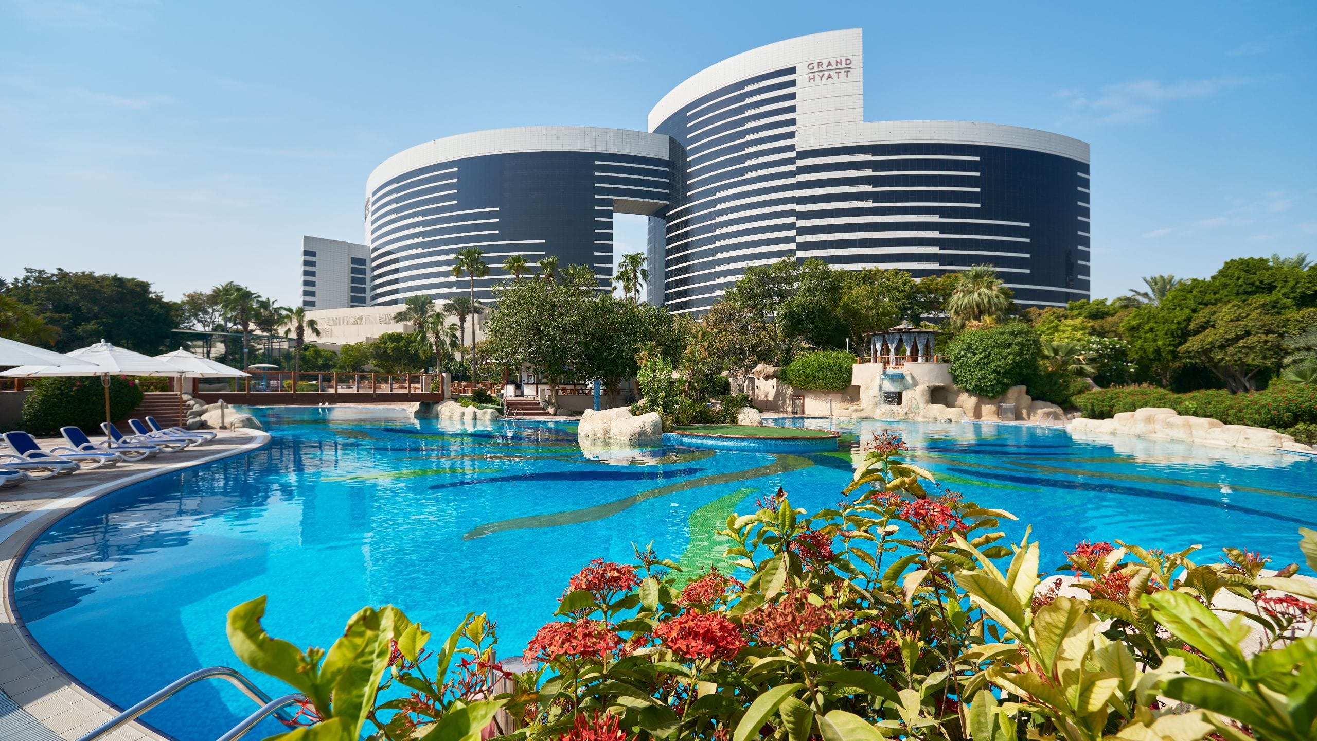 Grand Hyatt Dubai pool view